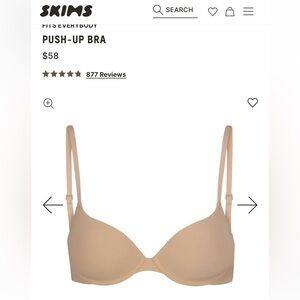 SKIMS Fit Everybody Push-Up Bra - Clay